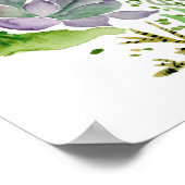 Succulent veld I Poster (Hoek)