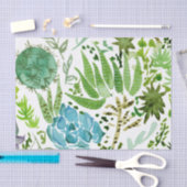 Succulent veld I Tissuepapier (Craft)