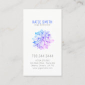 Succulent Yoga Instructor Visitekaartjes (Achterkant)