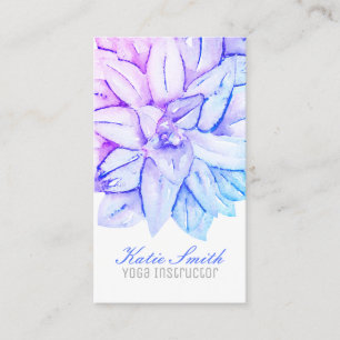 Succulent Yoga Instructor Visitekaartjes