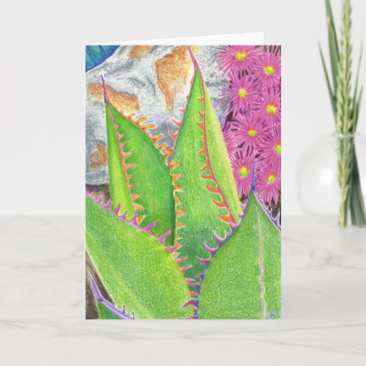 Succulente 3 kaart (Voorkant)