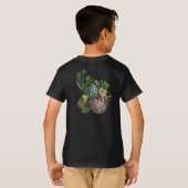 Succulente beeldschermen t-shirt (Achterkant volledig)