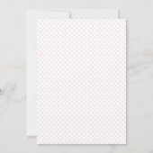 Succulente bloemen Meisje Baby shower Uitnodiging (Achterkant)