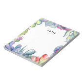Succulente cactus waterverf notitieblok (Gedraaid)