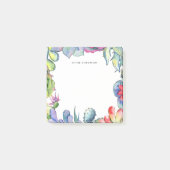 Succulente cactus waterverf post-it® notes (Voorkant)