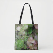 Succulente Canvas tas (Voorkant)