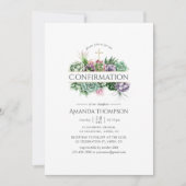 Succulente geometrische bevestiging kaart (Voorkant)