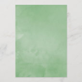 Succulente geometrische bevestiging kaart (Achterkant)