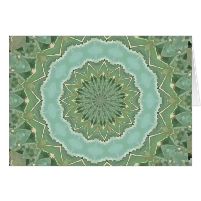 Succulente Mandala (Voorkant Horizontaal)