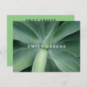 succulente notitiekaarten (Voorkant / Achterkant)