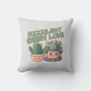 Succulente planten kussen