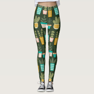 Succulente Planten Leggings