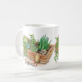 succulente plantenbak koffiemok (Voorkant links)