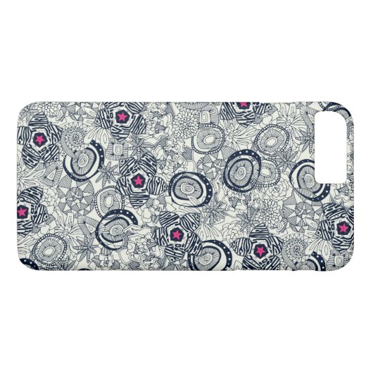 succulente roze ster Case-Mate iPhone case (Achterkant (Horizontaal))