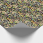 Succulente Sempervivums - Vintage Filter Cadeaupapier (Hoek)