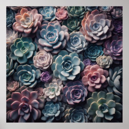 Succulente Symfonie - Levendige Botanische Poster