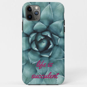 Succulente telefoontas voor afdrukken iPhone 11 pro max hoesje