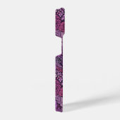 Succulente tuin in roze en violet iPhone hoesje (Rechterkant)