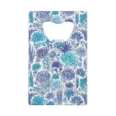 Succulente tuin kredietkaart flessenopener (Achterkant)