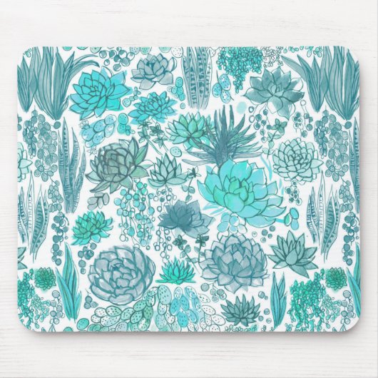 Succulente tuin muismat (Voorkant)