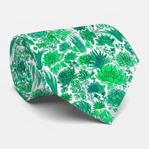 Succulente tuin stropdas