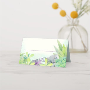 Succulente tuin Waterverf