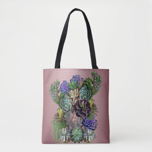 Succulente tuinier tote bag (Voorkant)