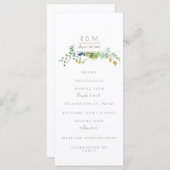 Succulente Waterverf | INITIAAL | Programma (Voorkant / Achterkant)