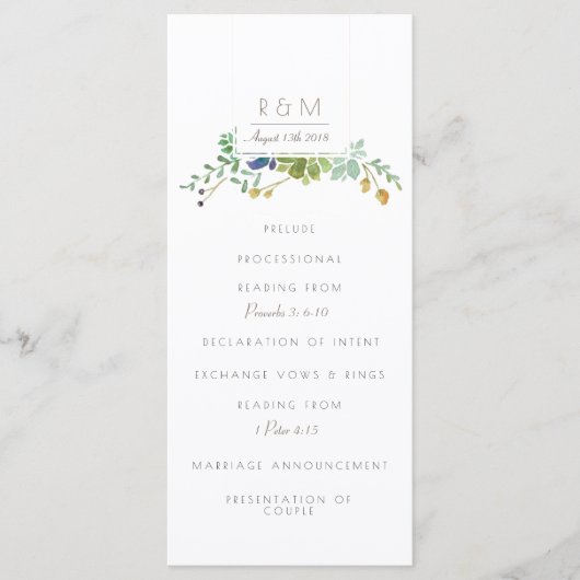 Succulente Waterverf | INITIAAL | Programma (Voorkant)