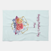 Succulente Waterverven Moederdag Theedoek (Horizontaal)