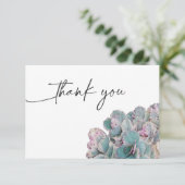 Succulente woestijn - Bedankt voor je kaart (Staand voorkant)