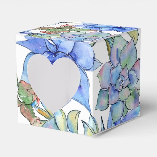 Succulenten Bedankdoosjes (Voorkant Zijde)