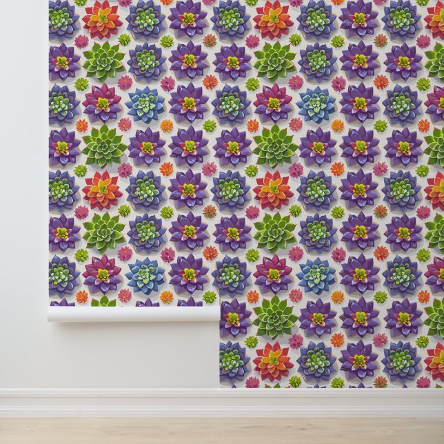Succulenten Behang (Applicatie)