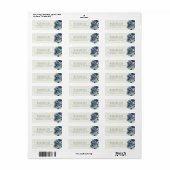 Succulenten Bloem Romantische Bruiloft Etiket (Full Sheet)