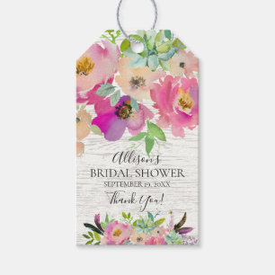 Succulenten Bloemen Vrijgezellenfeest Favor Gift L Cadeaulabel