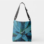Succulenten Blue Agave Cactus Succulents Crossbody Tas (Voorkant)