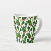 Succulenten Cactus Latte Mok (Rechterhoek)