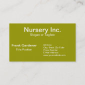 Succulenten - Echeveria plant Visitekaartje (Achterkant)