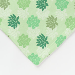 Succulenten Fleece Deken