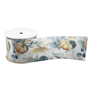 Succulenten Groen en Gouden Pompoenen Herfst Party Lint