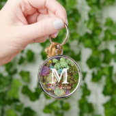 Succulenten in Planter Sleutelhanger (Hand)