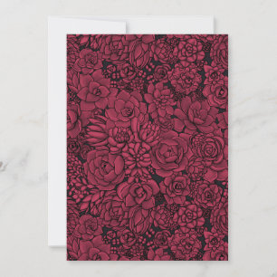 Succulenten in Viva Magenta - Kleur van het jaar 2