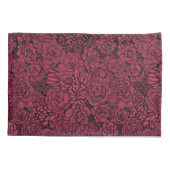 Succulenten in Viva Magenta - Kleur van het jaar 2 Kussensloop (Achterkant-Links)