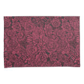 Succulenten in Viva Magenta - Kleur van het jaar 2 Kussensloop (Voorkant-Rechts)