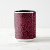Succulenten in Viva Magenta - Kleur van het jaar 2 Mok (Midden)