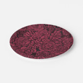 Succulenten in Viva Magenta - Kleur van het jaar 2 Papieren Bordje (Gekanteld)