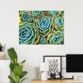 Succulenten Poster (Thuiskantoor)