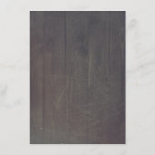 Succulenten Rustieke Bruiloft Informatie Gast Informatiekaartje (Achterkant)