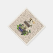 Succulenten te koop servetten (Hoek)