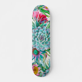 Succulenten tropische tuin skateboard